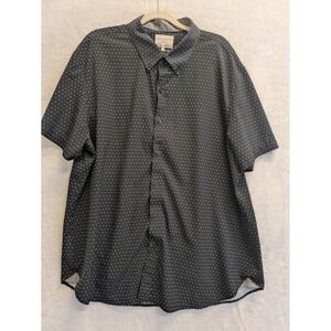 CON.STRUCT XXL‎ Slim Fit 4-Way Stretch Short Sleeve Button Up Shirt